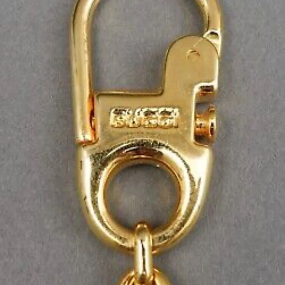 GUCCI Vintage gold plated keychain - - Picture 5 of 9